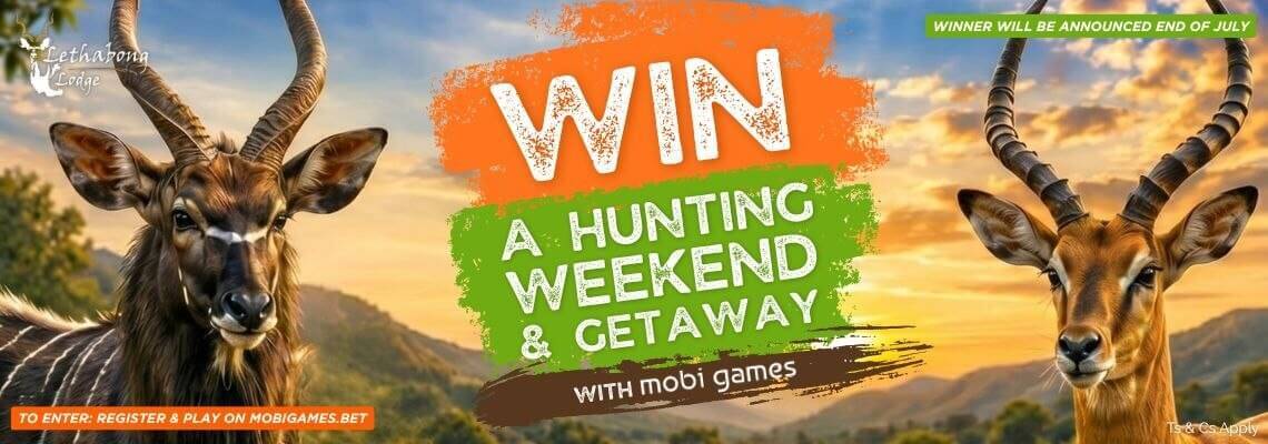 Hunting getaway banner